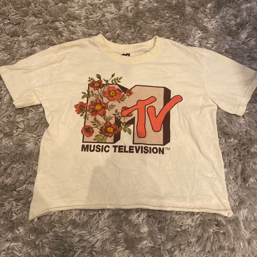 MTV cropped t shirt